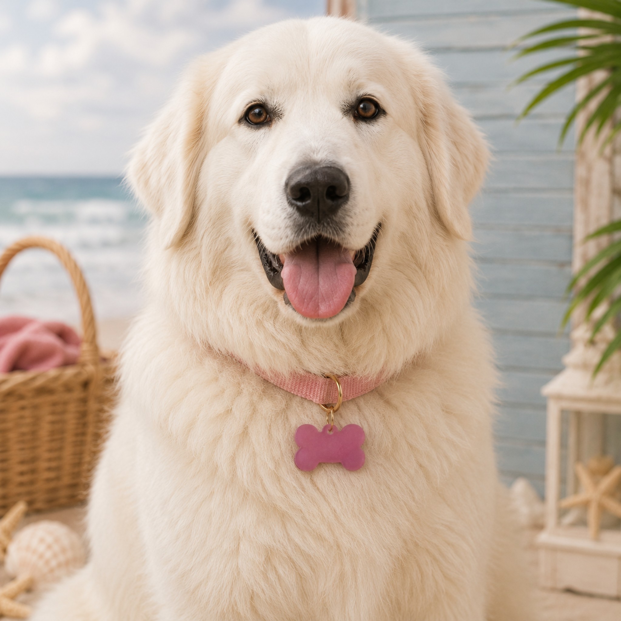 Medagliette Personalizzabili in Resina Glitter per Animali